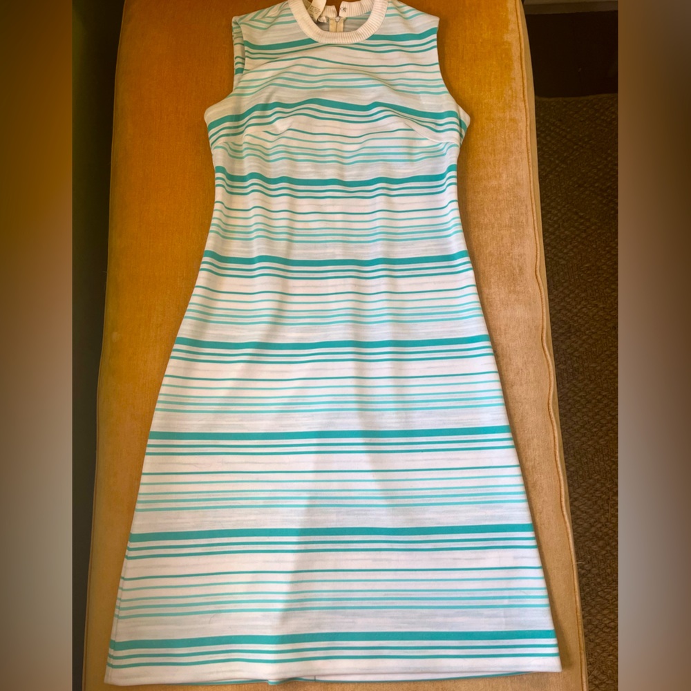 Vintage 60s striped midi dress